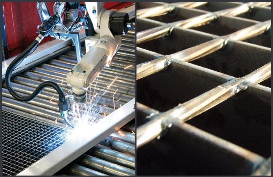 Сварной настил идеально подходит для пола в автомойке, поскольку выдерживает нагрузку до 60 тонн и исключает вероятность распрессовки