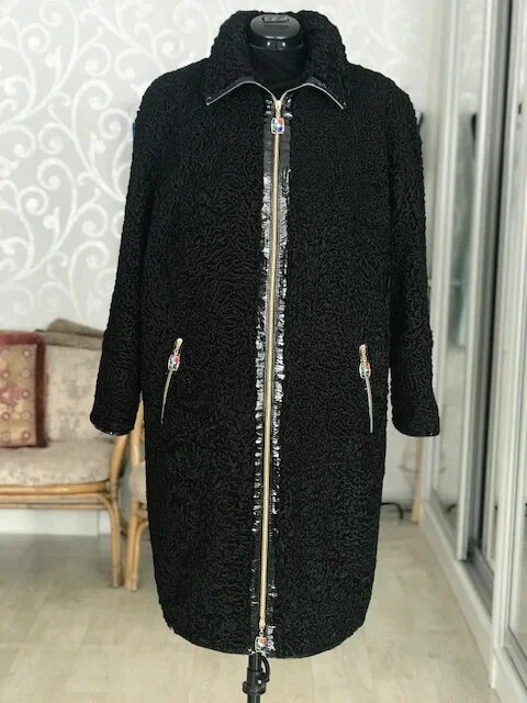 Переделка шубы из каракуля. Ателье Ирины Берзиной.