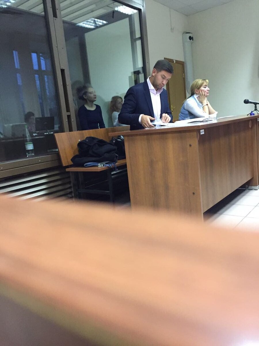 На процессе