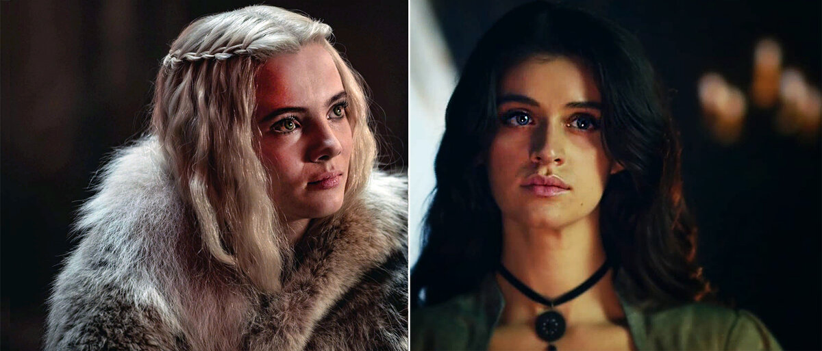 Цири и Йен. Источник pbs.twimg.com