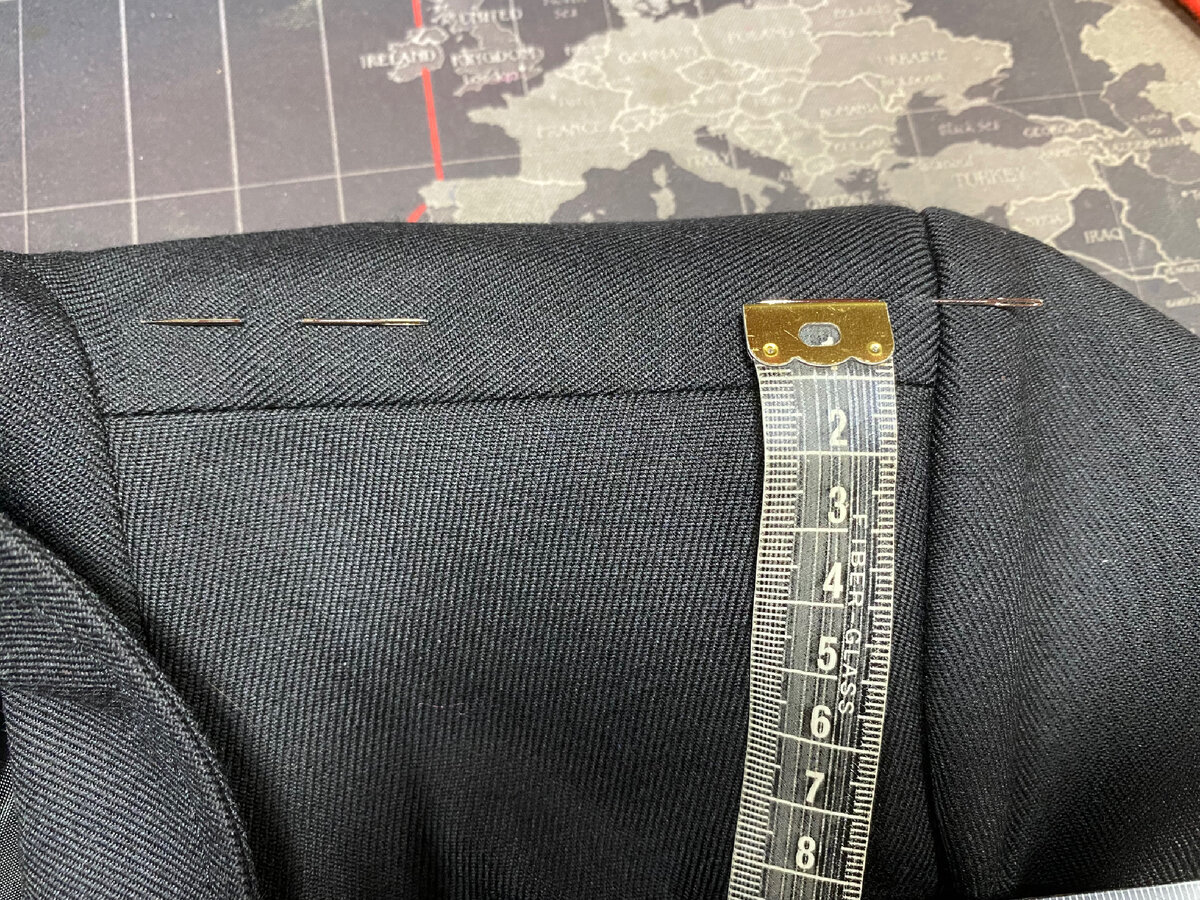 Я закрепила иголочками 