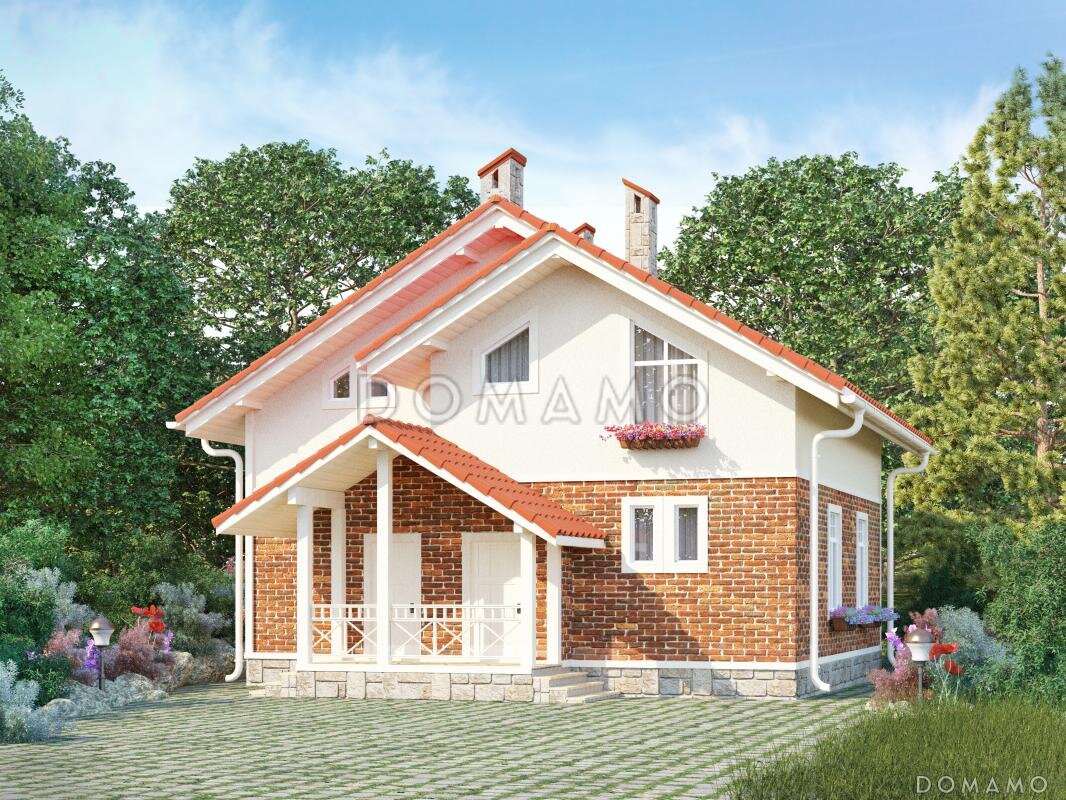 Проект D505 — вид со стороны крыльца