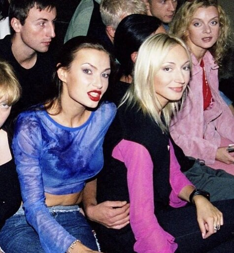 Эвелина Блёданс, Кристина Орбакайте и Анна Терехова 20 лет тому назад на спектакле "Даная".