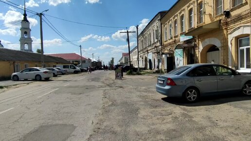 Старинный город Чаплыгин. Попадаешь словно в средневековье. Центральная площадь