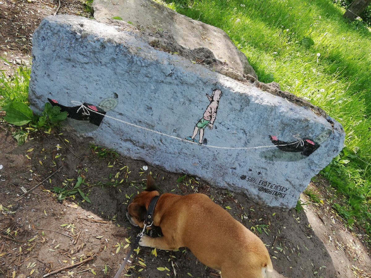 Ну побежали! Стрит-арт в городском парке с пляжем Подзеленье