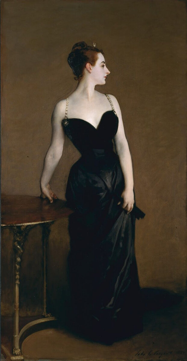 Джон Сингер Сарджент — Мадам Х (Мадам Пьер Готро), 1884. 