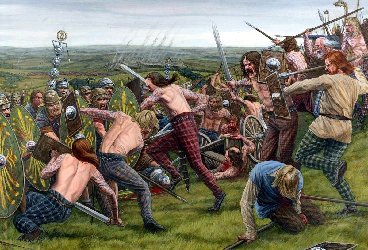 В бою кельтские воины не ведали ни страха, ни жалости 