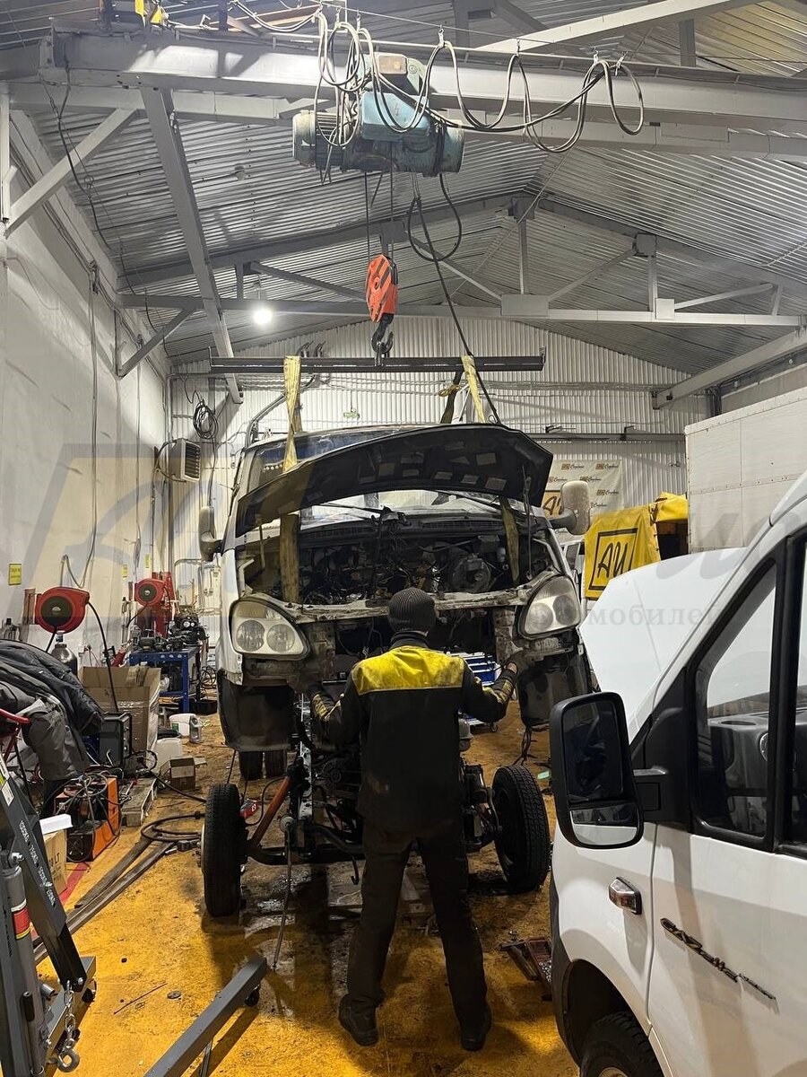 Снятие кабины