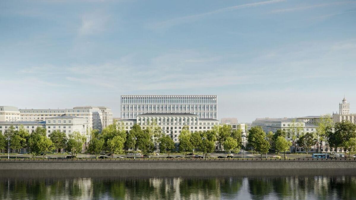    Проект ЖК на Фрунзенской набережной в Москве© "Интеко"