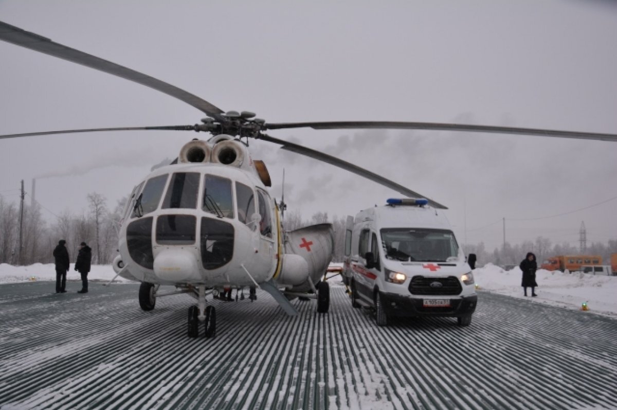    Подростка с травмой эвакуировали санавиацией из Кандалакши в Мурманск