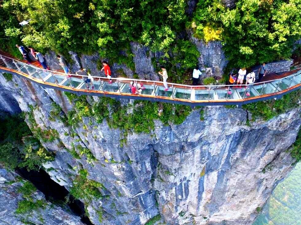 The Glass Skywalk Китай