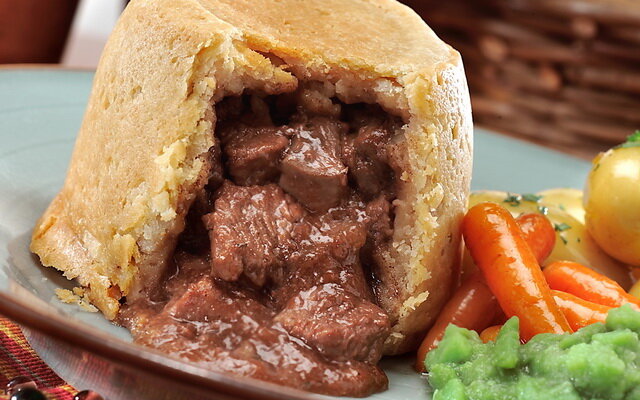 Пудинг из мяса и почек