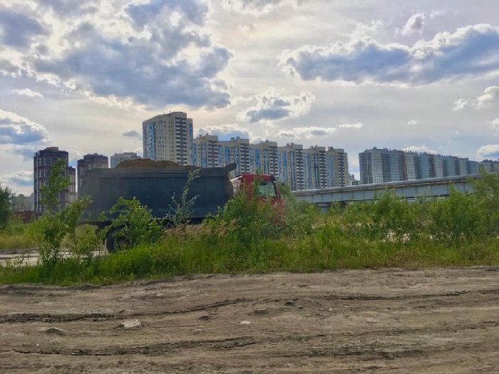 Кадр из видео активистов. Из ВК-группы #ЗАберег Защитим Жемчужный берег 