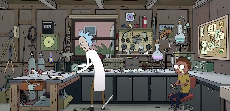 Кадр из сериала "Рик и Морти"