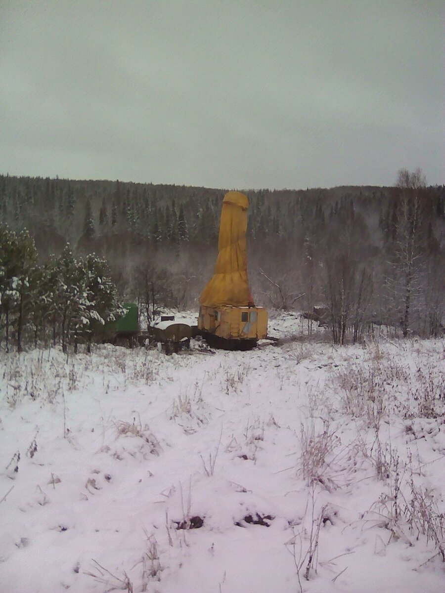 Рисунок 1 - Буровая установка на новой точке.