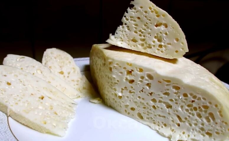 Осетинский сыр (типа брынзы, адыгейского или фетаксы) из молока и кефира своими руками: показываю как его сделать дома