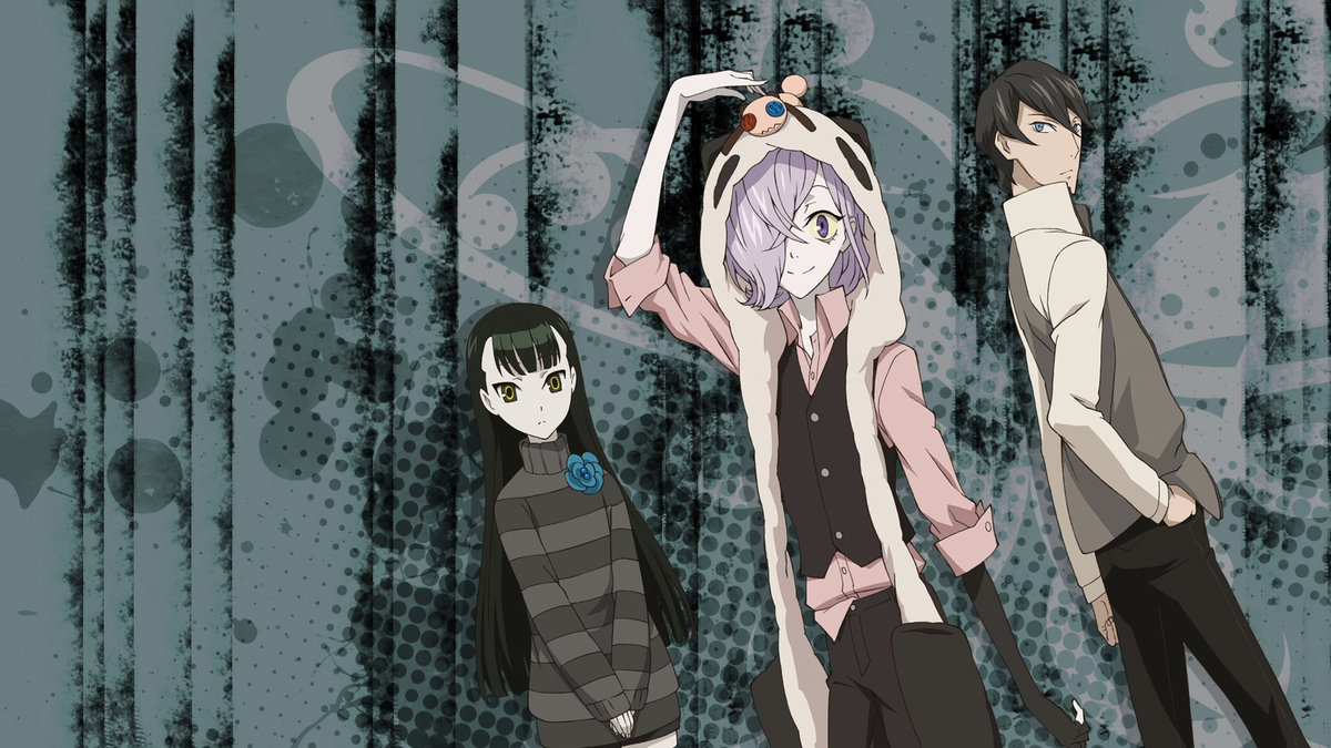 Ан-го аниме. Ан-го мультсериал 2011. Инга ан го скриншоты. Инга аниме. Un-go инга.