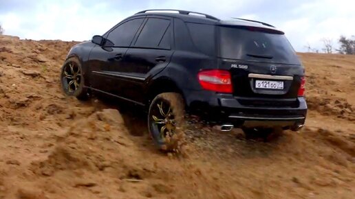 Радиоуправляемый Mercedes Benz ML 500 на бездорожье! ...