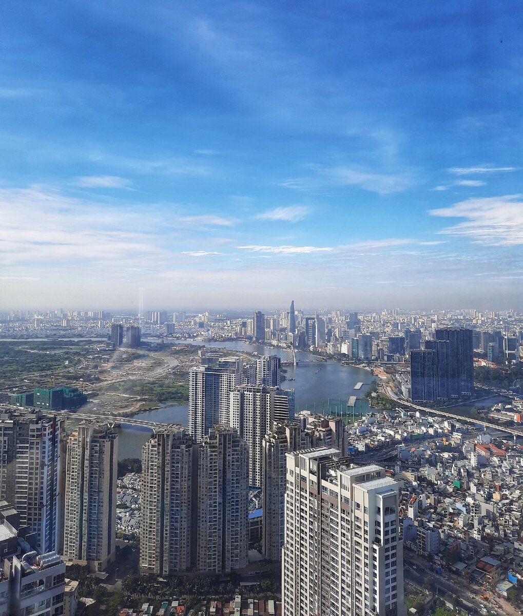 Хошимин, Вьетнам. Вид на город с 66 этажа. 