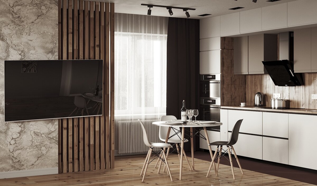 3D визуализация интерьера ученицы Space School Ольги Неверовой