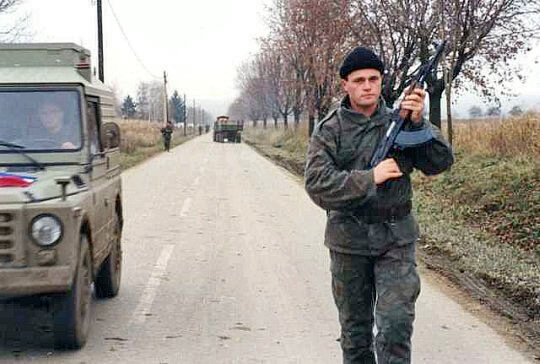 Сербские добровольцы в войне с хорватами. Фото commons.wikimedia.org