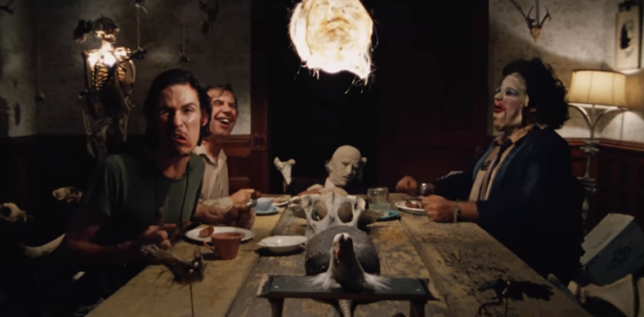 Кадр из фильма "Техасская резня бензопилой"