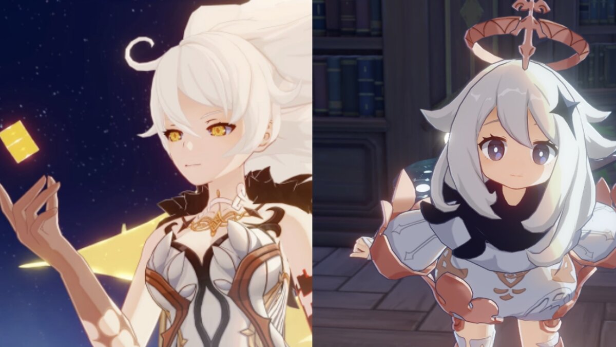 Неизвестная богиня и Паймон