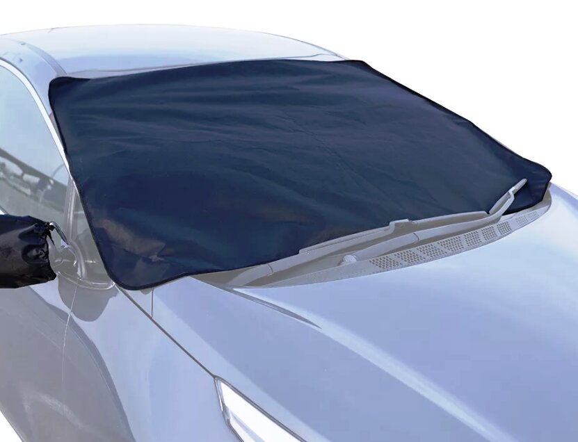 Защитный экран из фольги в машину под стекло. Расскажу, когда его лучше ставить снаружи и внутри