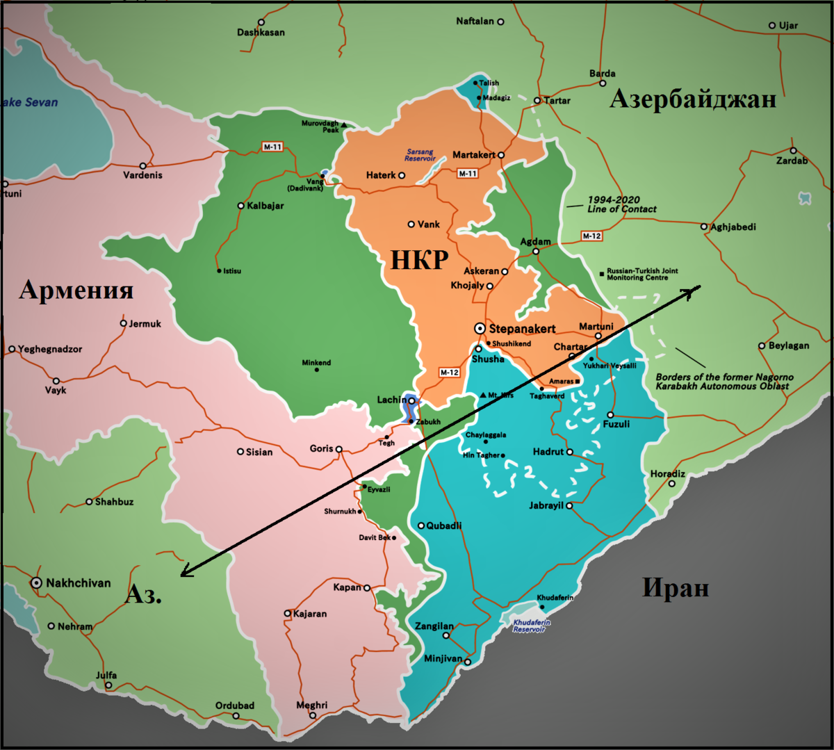 Карта азербайджана нагорный. Арцах Нагорный Карабах карта. Карта Карабаха 2023. Карта Нагорного Карабаха с городами. Карта Армении и Карабаха.