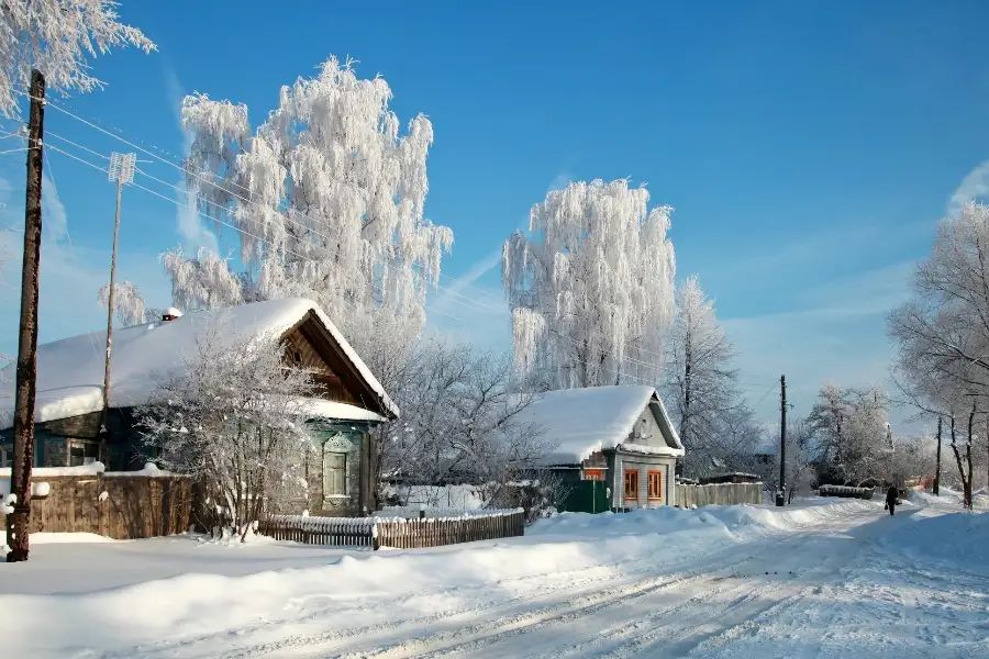 Кузедеево зимой