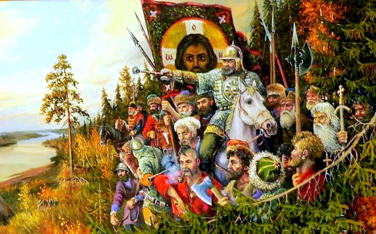 Казаки атамана Ермака.

Теперь вопрос.