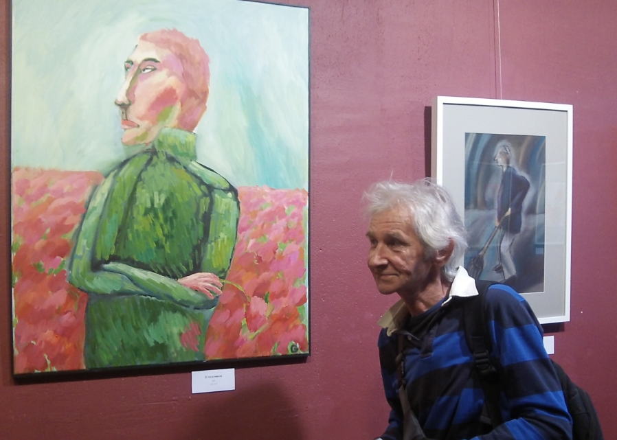 В поле маков. Холст, 2021
