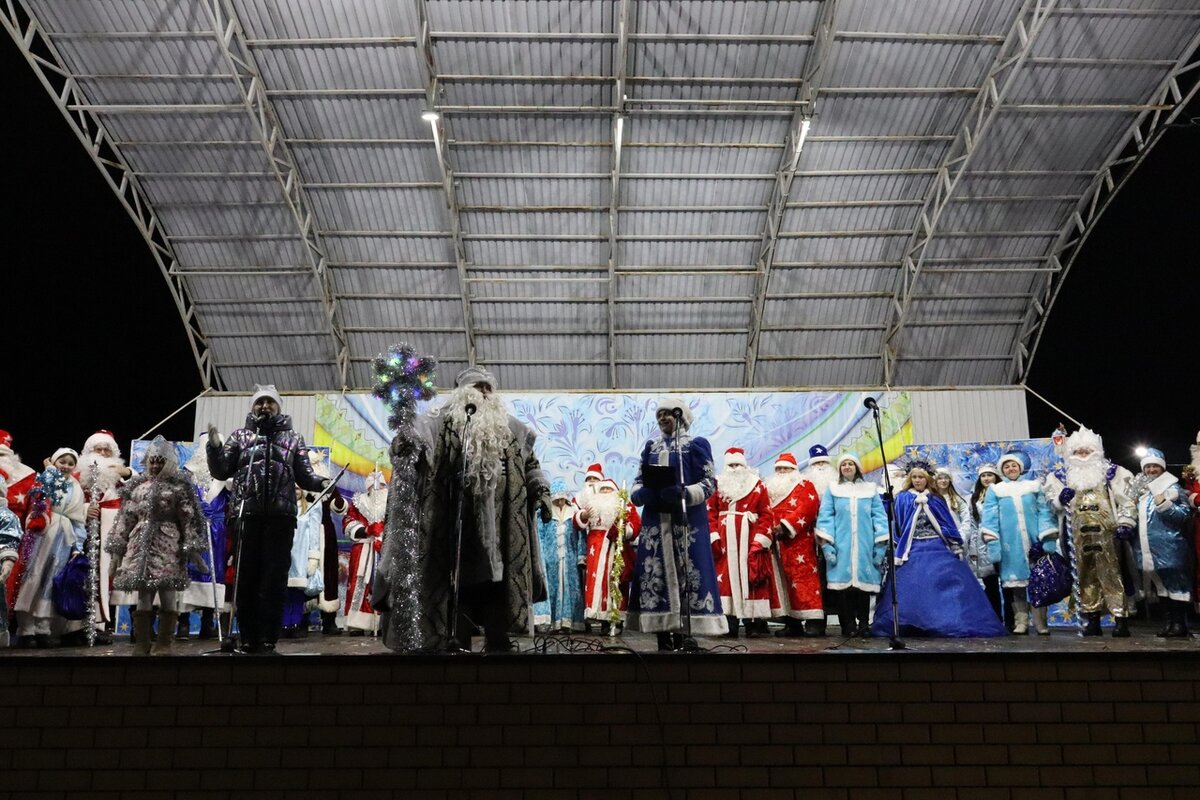    В Красногвардейском районе состоялось шествие Дедов Морозов и Снегурочек Елена Шкатова