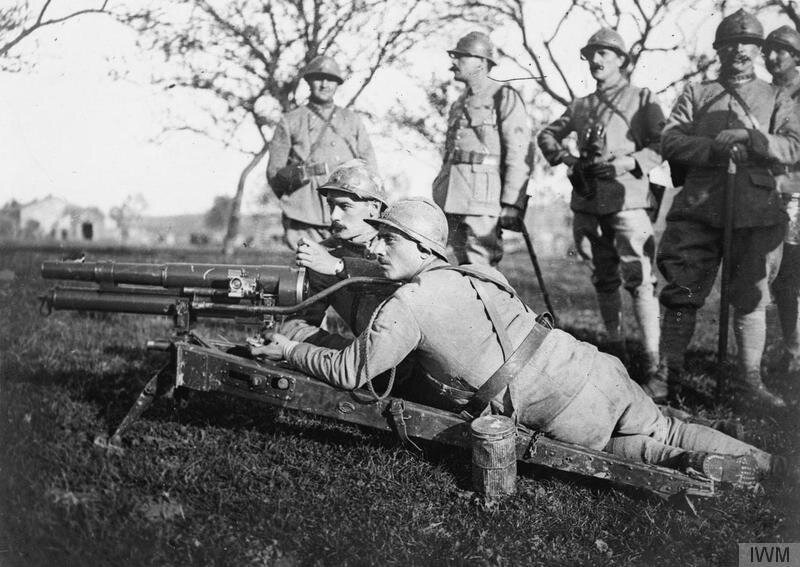 Canon d'Infantrie de 37 modele 1916 TRP  на позиции