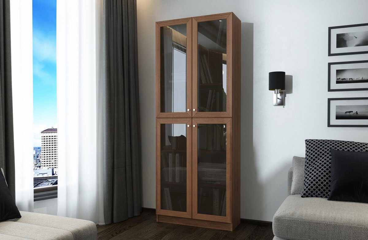 Книжный шкаф Билли 19 brown ИКЕА (IKEA)