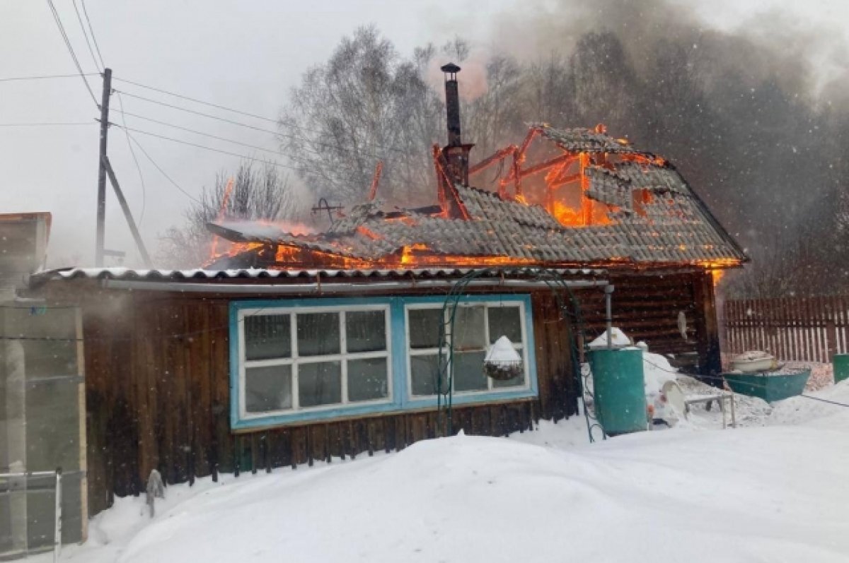    Пожилая женщина погибла при пожаре в жилом доме в томской деревне