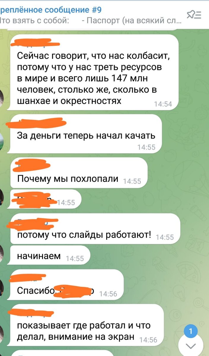 Скрины с того самого чата