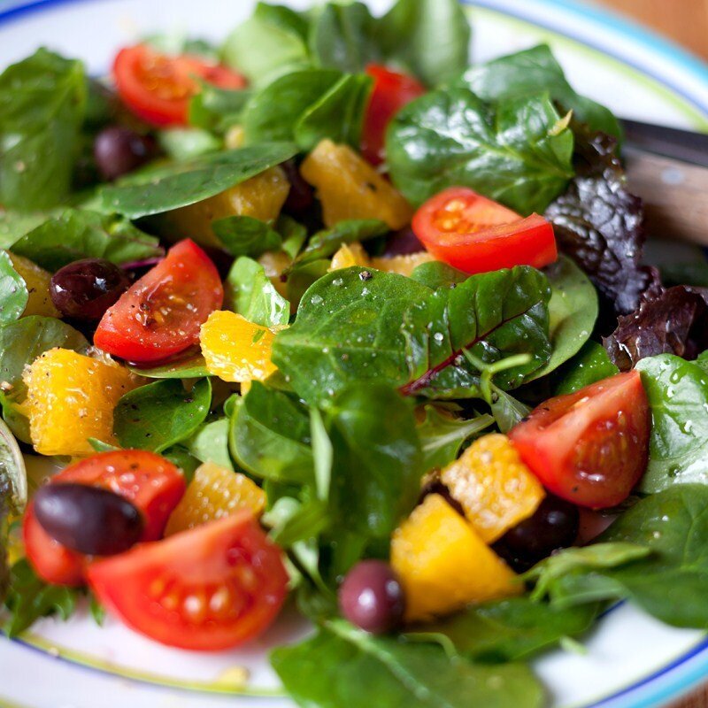    Салат из арагонских маслин и валенсийских апельсинов