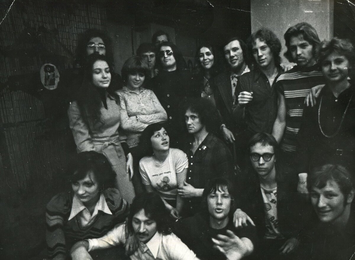 Участники вечеринки им. Александра Градского, 1977 год.