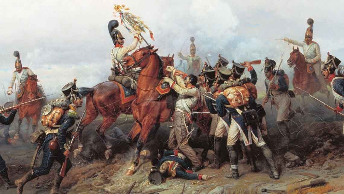 Б.П. Виллевальде «Подвиг Конного полка в сражении при Аустерлице в 1805 году», 1884 г.