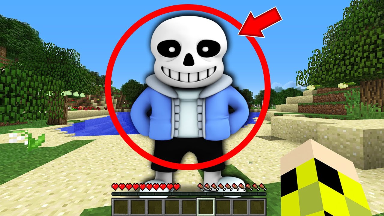 Я НАШЕЛ САНСА АНДЕРТЕЙЛ В МАЙНКРАФТ ! SANS UNDERTALE MINECRAFT FRIDAY NIGHT  FUNKIN