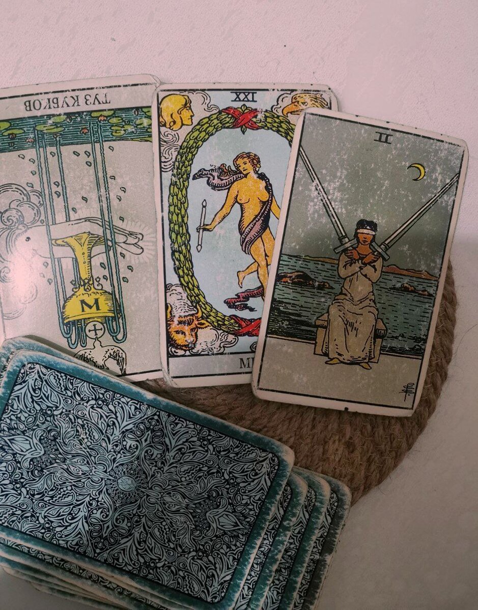 Пример триплета на колоде Уэйта