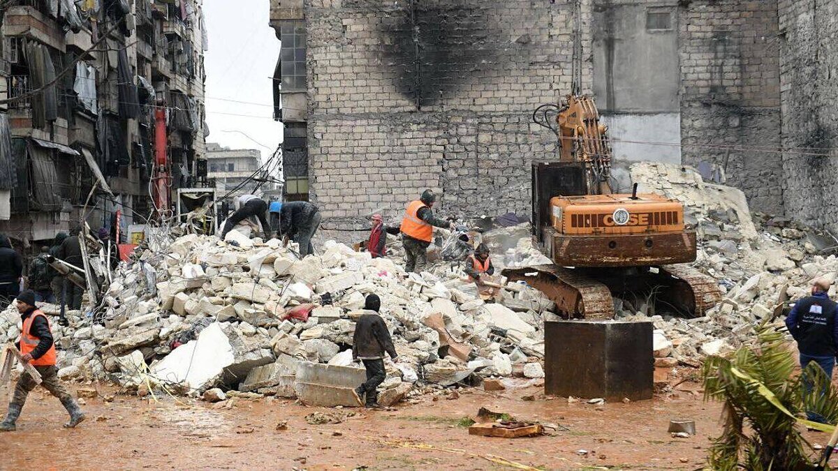 Кадры поисковых работ 