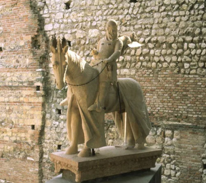 Кангранде делла Скала на коне