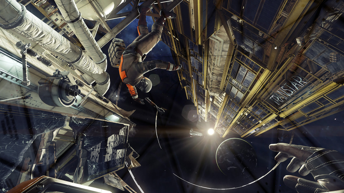 Prey 

Действие в иммерсивном симуляторе 
Prey происходит на космической станции «Талос I», которую захватывают мимики, способные принимать любое обличие. Чужаком в огромном открытом мире может оказаться что угодно. Среди кружек на столе скрываются кровожадные пауки, а знак «Мокрый пол» в коридоре запросто может на вас наброситься. Выживание в Prey — это вопрос вашей находчивости и способности справиться с растущей паранойей при обращении с повседневными предметами.

Prey не даёт игроку расслабиться, даже когда он пытается быть креативнее. Главное — это исследование! Способности позволяют вам владеть разными предметами (или протискиваться в узкие места, превратившись в кружку), а также проскальзывать через огромный центральный хаб, чтобы добраться до заблокированных зон. А ещё здесь есть пушка с клеем (GLOO Cannon), которая позволяет вам прокладывать собственные маршруты по стенам и преодолевать пропасти. Вы также можете использовать её, чтобы обездвижить противника. 

Это очень большая головоломка. Красивая и причудливая загадка, которая потребует от игрока куда больше, чем хорошего прицела и быстрых рефлексов.
