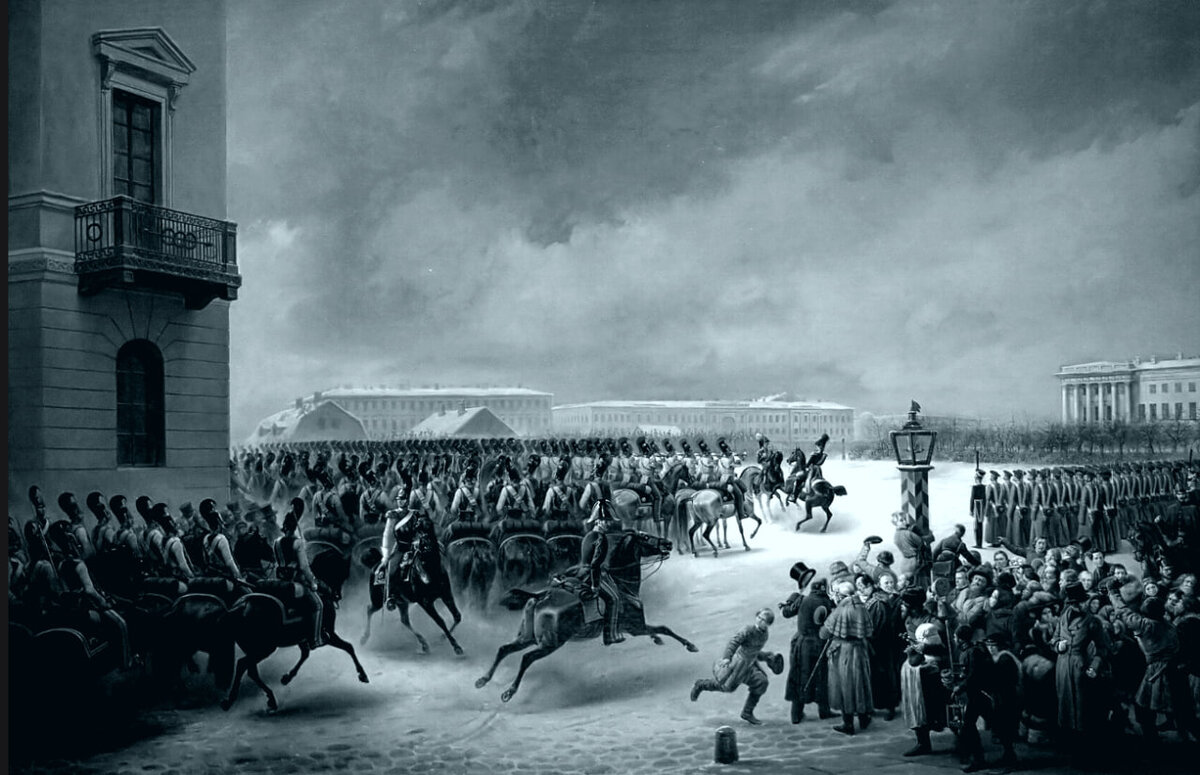 Картина Тимма восстание Декабристов 1825