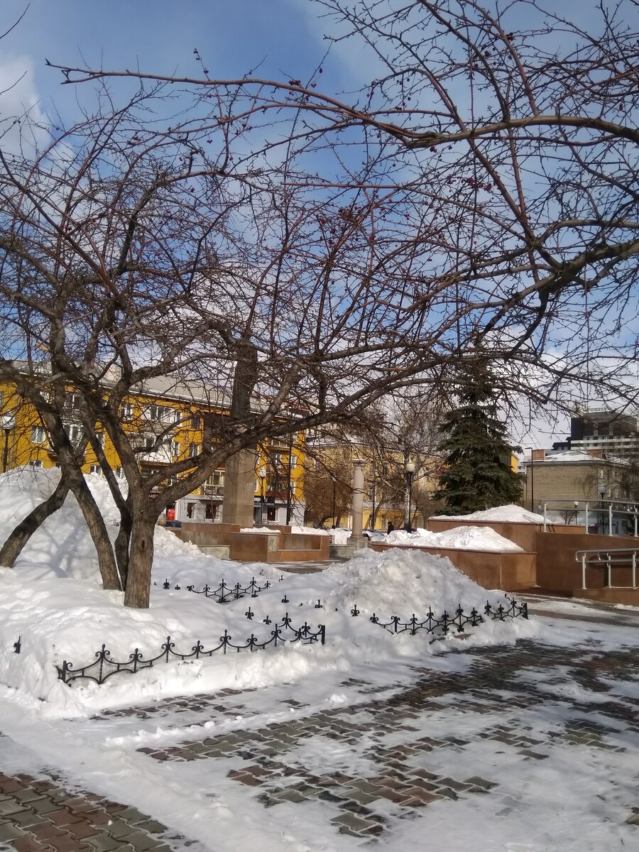 Фото автора. Оттают скоро протуарчики