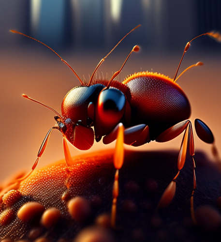 Once upon a time, in a noisy ant colony, there lived an ant who had the sourest attitude toward everything. No matter what happened, this ant always frowned and had a sour expression on his face. The other ants in the colony did not understand why this ant was always so unhappy. 
One day, a group of ants was out looking for food when they came across a particularly sour-tasting fruit. The other ants tasted the piece and quickly spit it out, but the sour ant readily grabbed the piece and ate it with an expression of satisfaction on his face.

"Finally something that fits my mood!" - exclaimed the sour ant.

From then on, the ants ate only sour fruit, and their sour mood, only increased. They began to complain about anything and everything, and soon the other ants began to avoid them.

One day, while the sour ant was wandering alone, he came across a group of ants trying to pick up a large piece of food. The sour ant looked at them for a while and then, without saying a word, walked away.

But as the ants continued on their way, he began to feel guilty. He knew how hard it was to carry a heavy load, but he did nothing to help. The ant realized that he was only making the situation worse by his angry attitude.

So the sour ant returned to the group of struggling ants and offered his help. Together they were able to lift the heavy load and carry it back to the colony. The other ants were surprised that the sour ant was helpful, and gradually began to treat him warmly.

From that day on, the sour ant tried to be more positive and responsive. They still loved their sour fruit, but they tried to be kind to others and lend a helping hand when needed. Over time, the other ants appreciated the sour ant's unique personality, and they all worked together to make the colony a happier place.