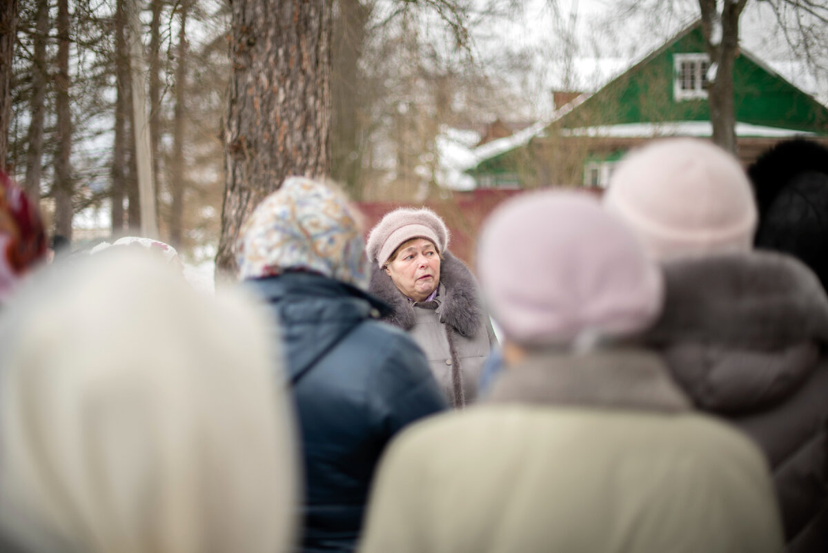 (музей - зеленый дом на фоне)