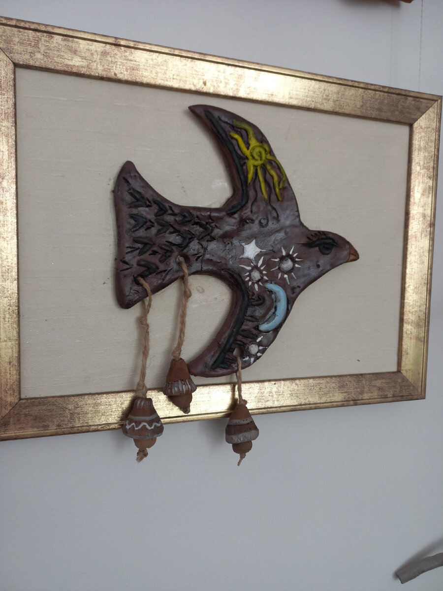 Детская работа, природная глина